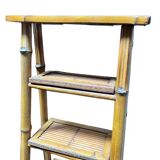 Foldable rattan shelf