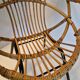 Old Children's Rattan Basket Armchair from the 60s