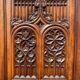 Gothic walnut sideboard / dresser