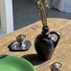 Vintage silver-plated metal round mini bowl D 11.5