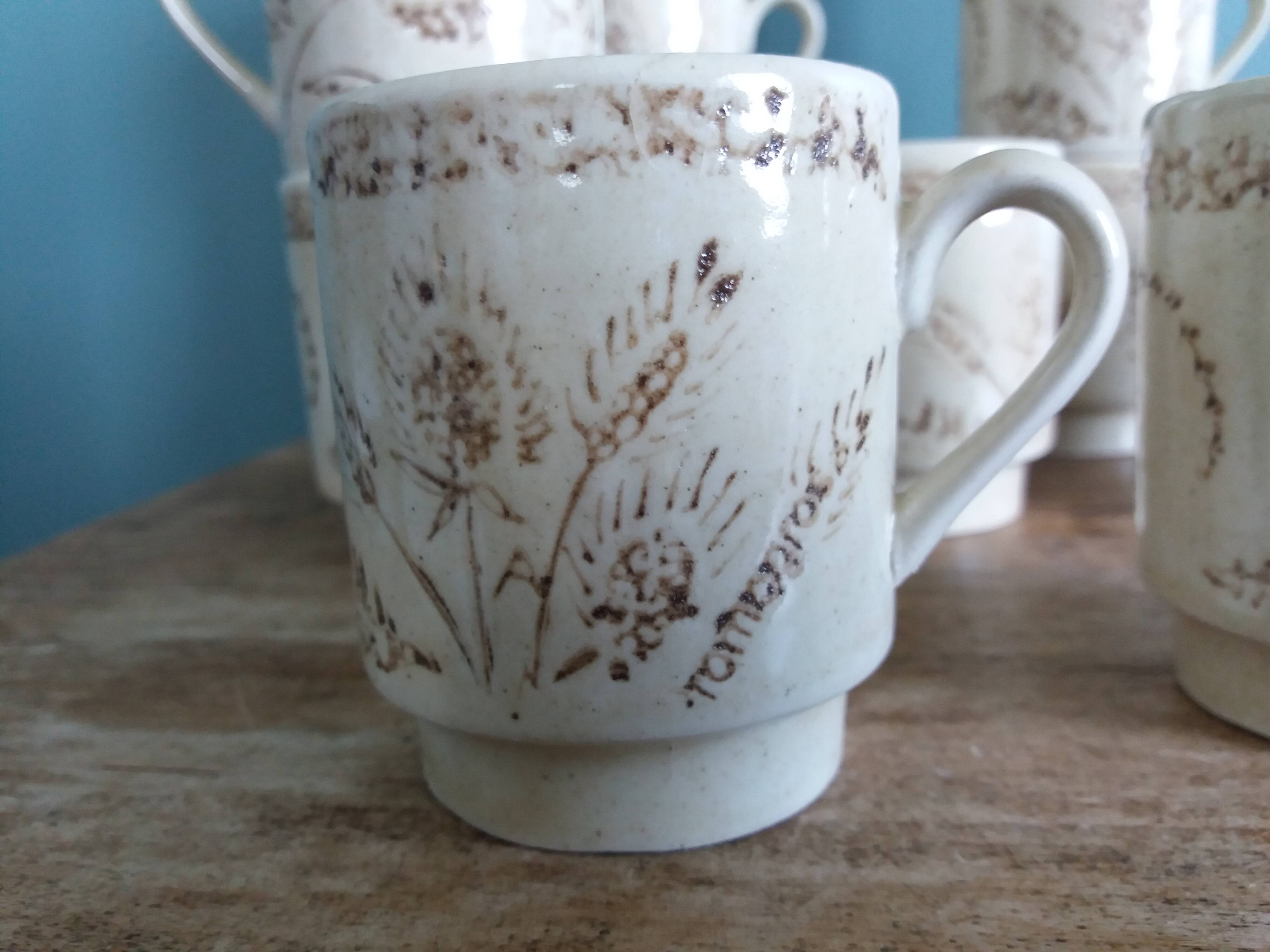 Badonviller cups from the 70s