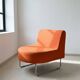 Retro orange armchair