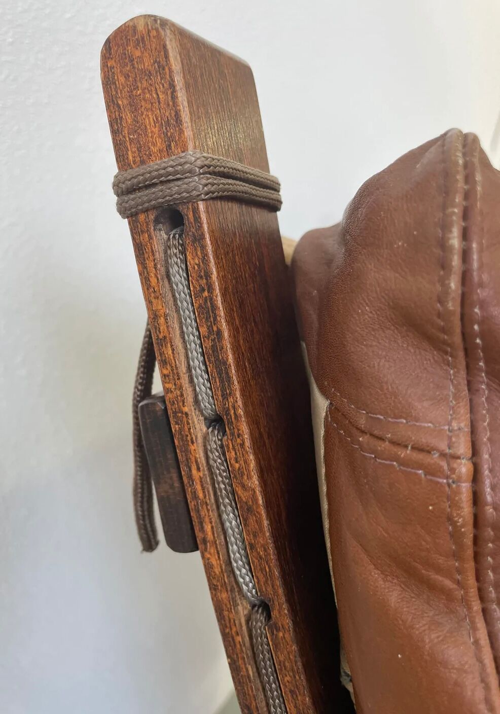 Vintage leather lounge chair Ingmar Relling