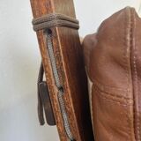 Vintage leather lounge chair Ingmar Relling