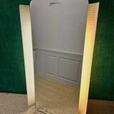 Illuminated wall mirror by Ernest Igl for Hillebrand, mid-century, Germany, 1960s.