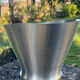 Mumm champagne bucket, vintage pewter vasque