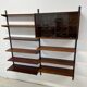 Rosewood Modular Wall System By Kai Kristiansen for Feldballes, 1960s.