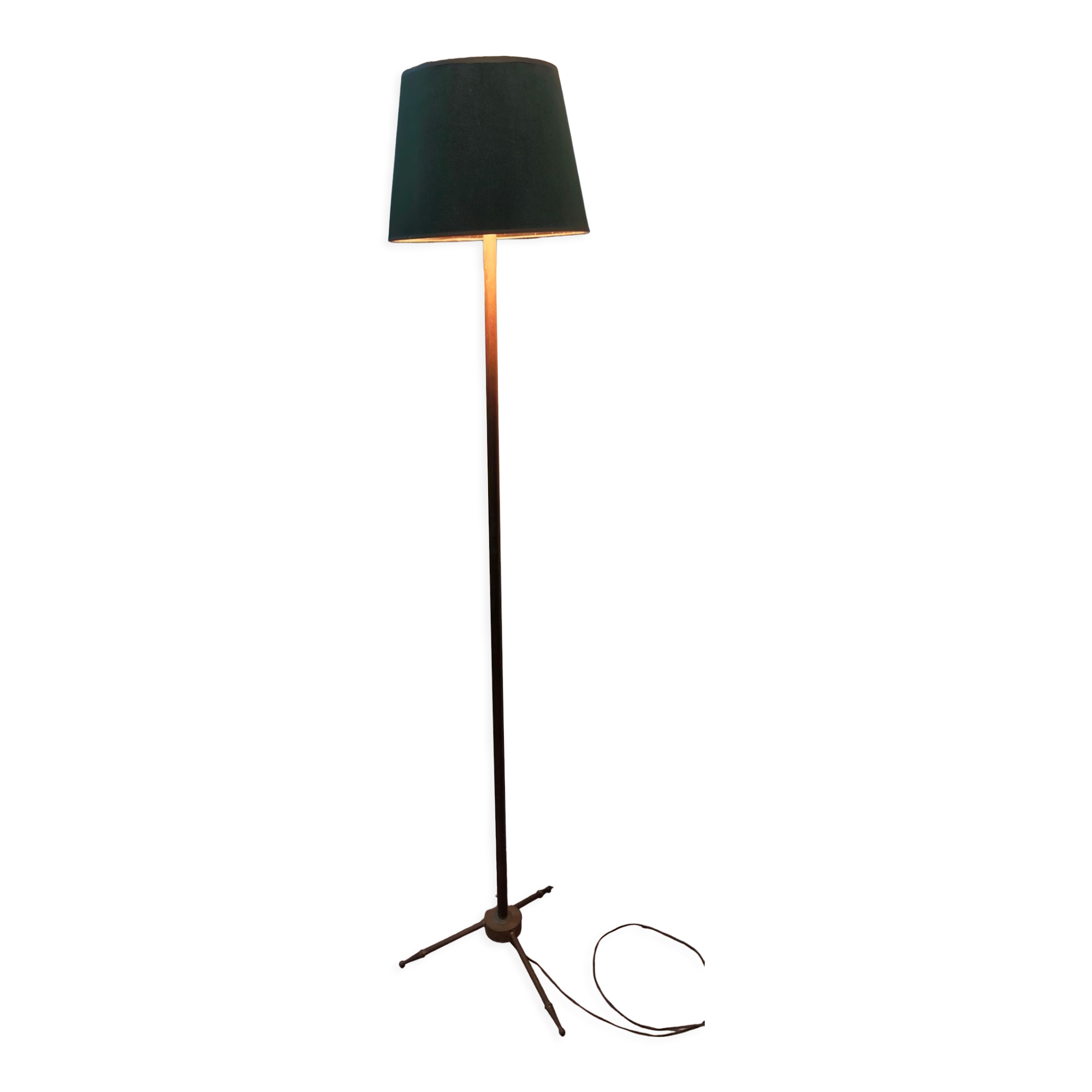 Lampadaire vintage en laiton