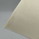 Italian UFO Wall Mirror, Flexible Ivory Plastic, Vintage Space Age Design,