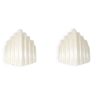 Pair of Tuki wall lights by Kazuhide Takahama for Sirrah