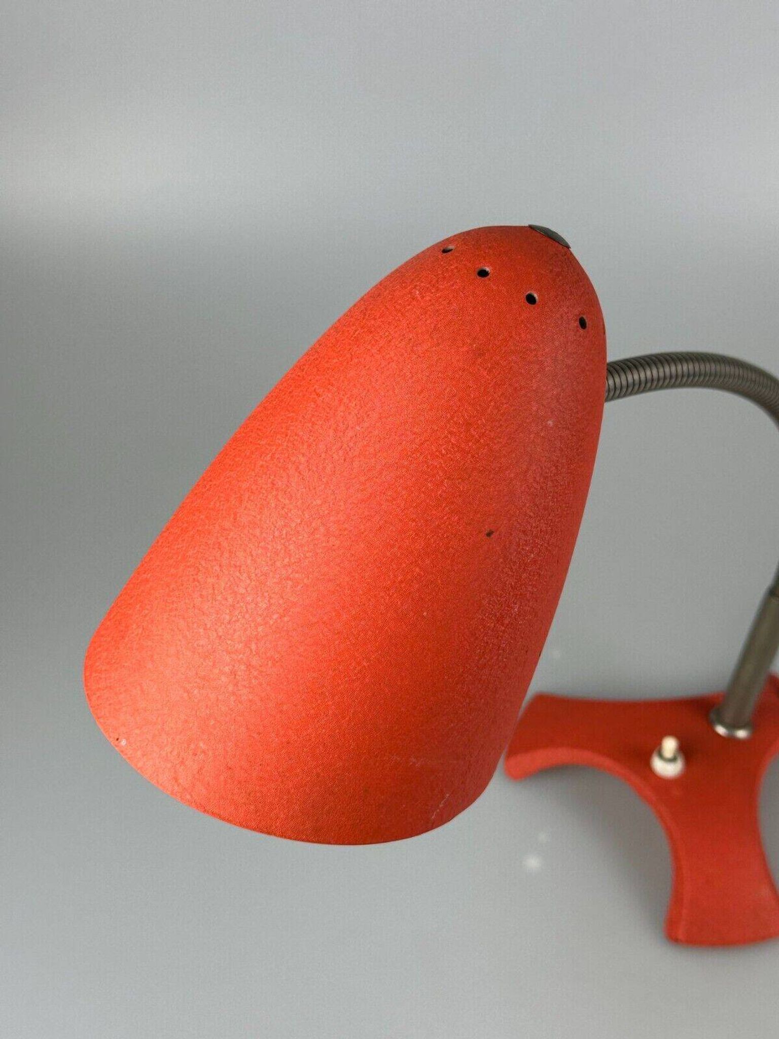60s 70s lampe lampe de table lampe de bureau métal space age