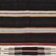 %100 Wool Striped Moroccan Pattern Turkish Kilim Rug, 181x305 Cm