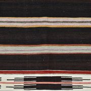 Tapis Kilim turc à motif marocain rayé en 100 % laine, 181x305 cm