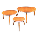 Ercol nesting tables, Pebble Nest of Tables