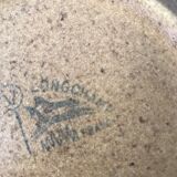 6 vintage sandstone plates