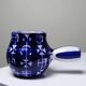 Small ceramic pan Robert Picault Vallauris signed RP cobalt blue 1960-70