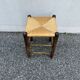 Tabouret ancien en bois massif