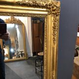 Mirror 125x97 cm beginning XIX gold leaf gilding
