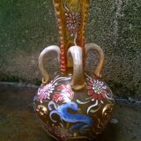 Vase en verre émaillé