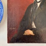 Oil portrait on canvas, 1842
