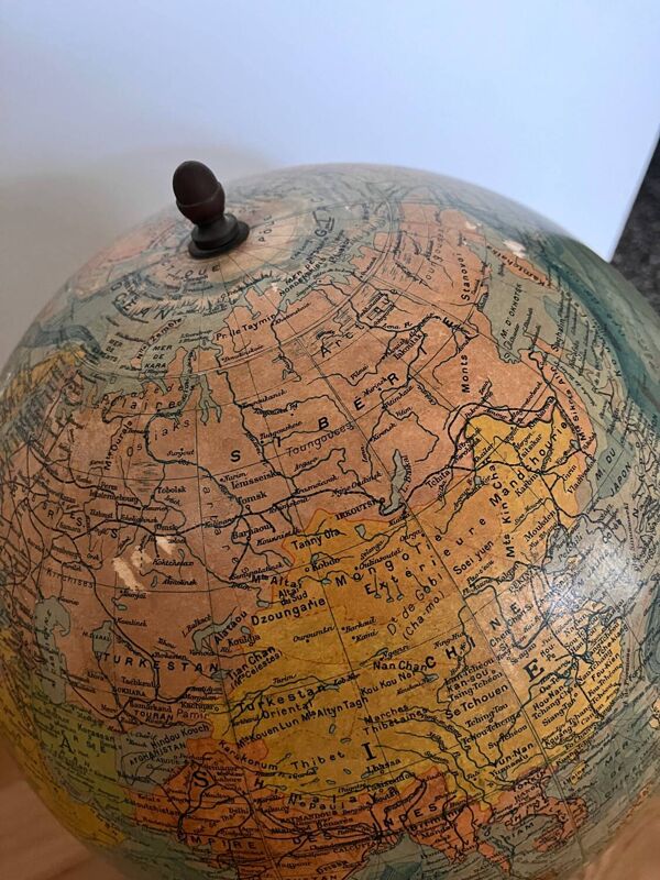 Grand globe terrestre Napeleon III