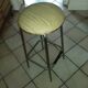 Tripod bar, shaped bow of boat vintage with his stool