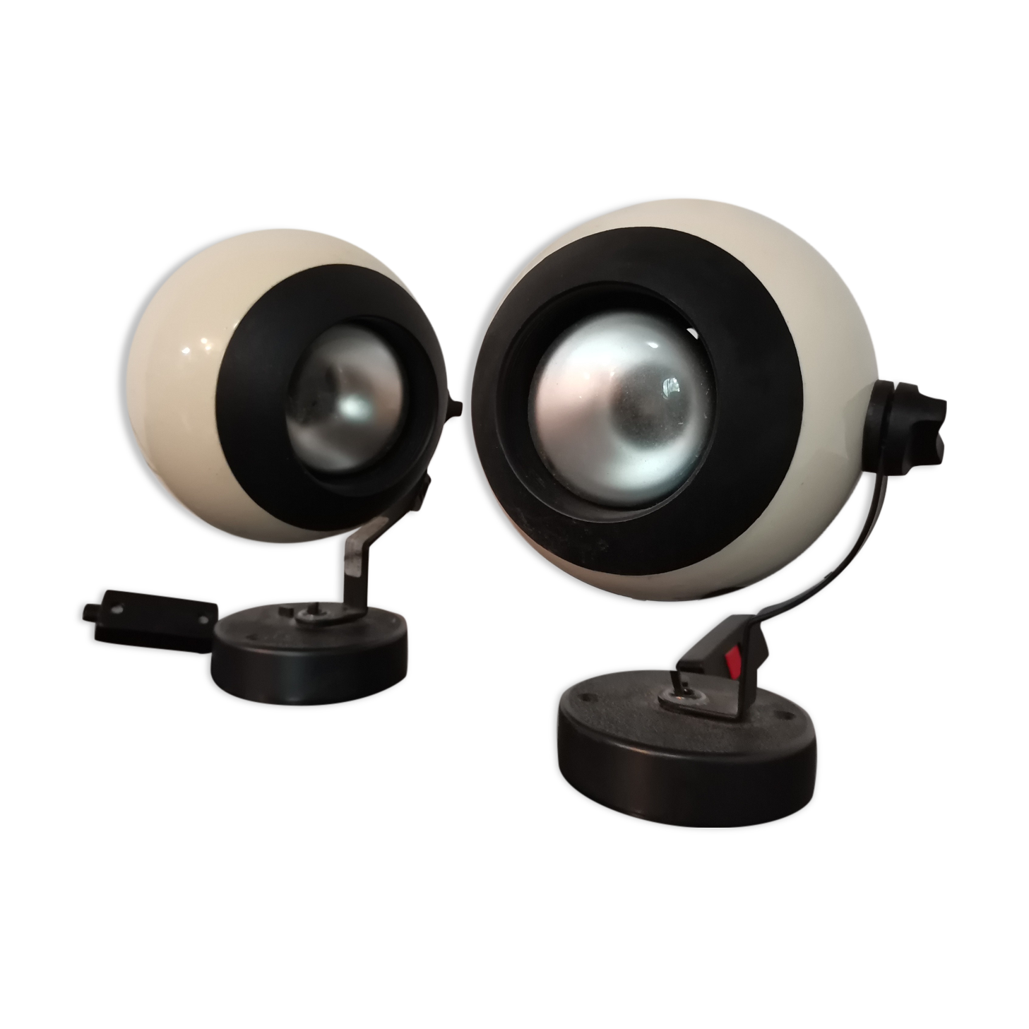 Pair of Wall Lamps, 1970s