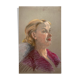 Tableau Pastel "femme au chemisier rouge" vers 1950