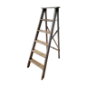 Stepladder, vintage painter's ladder in raw wood