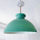 Opaline vintage green water suspension
