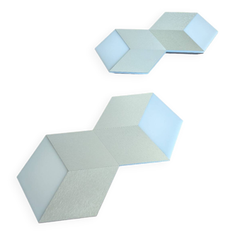Grossmann Geo 72 wall lights, set of 2