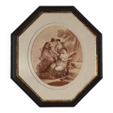 Painting Reproduction in vintage chalk