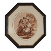 Painting Reproduction in vintage chalk