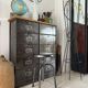 Height-adjustable tripod metal stool