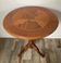 Side table or end table in solid wood with marquetry top.