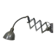 Grey Industrial Scissor Wall Lamp from Elektroinstala, 1960s