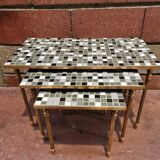 Table basse gigogne vintage