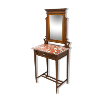 viennese secession dressing table with mirror, 1910