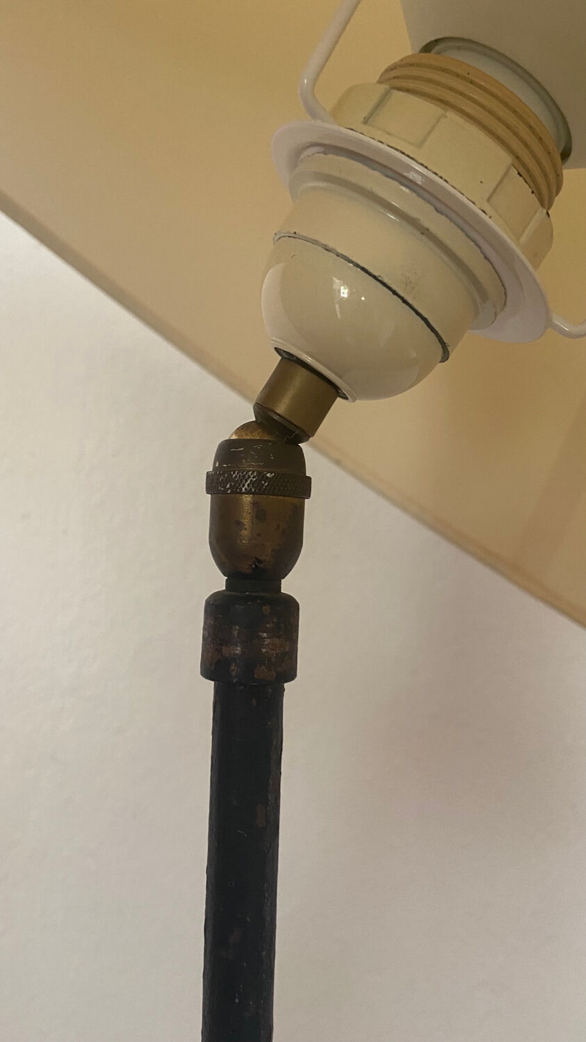 Vintage tripod floor lamp 1950