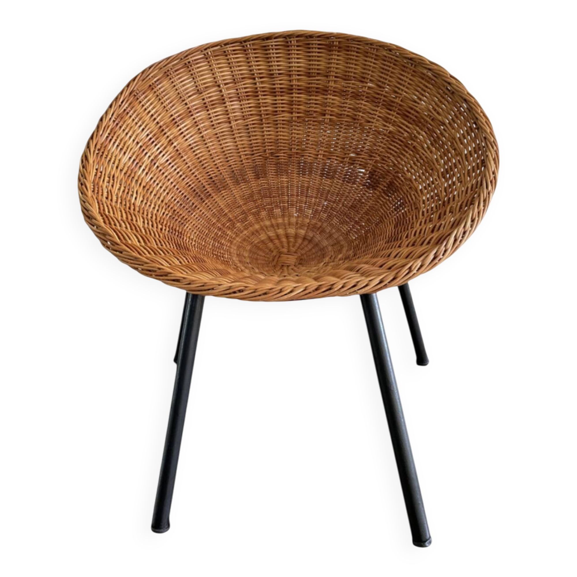 Children's armchair "Corbeille" 50s