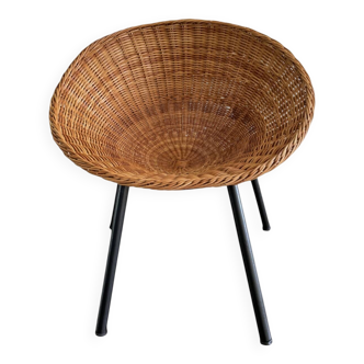 Fauteuil enfant "Corbeille " années 50