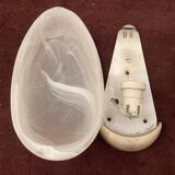 Marbled Glass Sconces Set of 2