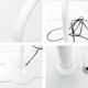 Lampe de bureau vintage scandinave – métal noir, orientable