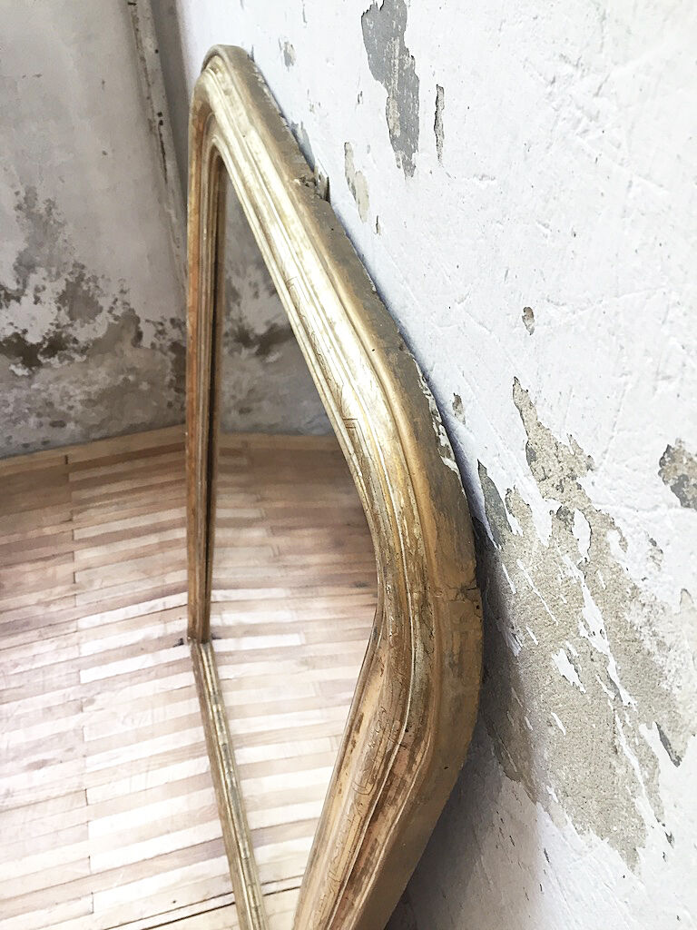 Mirror Louis Philippe flowered 75 x 109 cm