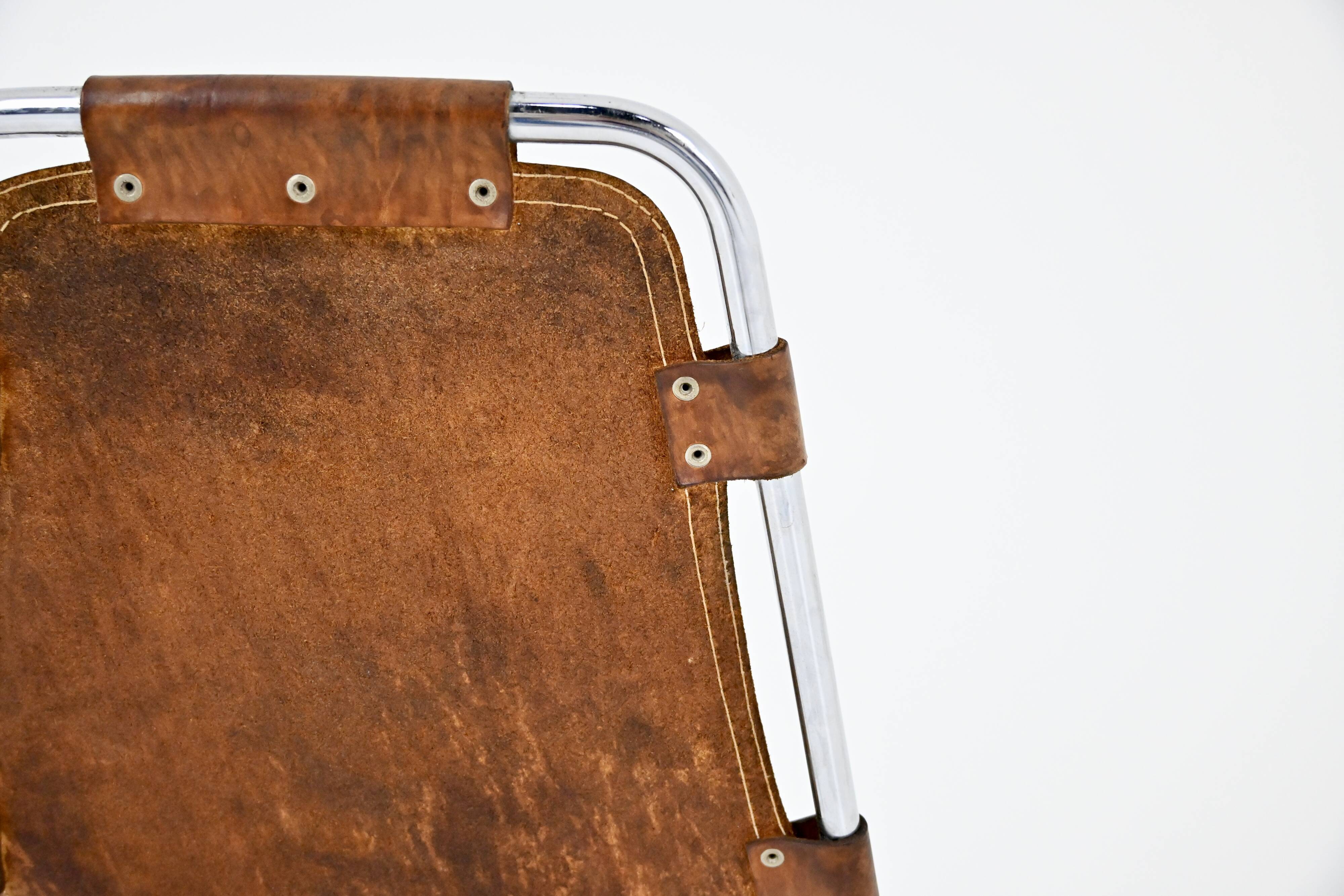 Set of 3 Les Arcs chairs by Charlotte Perriand, 1960s