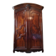 Lyonese walnut wardrobe from the 18th century.