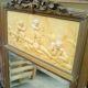 Mirror Louis XVI pier to the cherub XIXem - 140x76cm