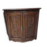 2 Louis XVI style corner cabinets