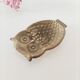 Brass owl ashtray
