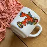 Tasse Mug Arcopal Clown carnaval 1980